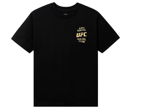 Anti Social Social Club UFC Gold T-shirt Black